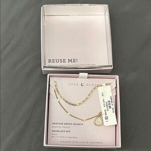 Luna Norte Gold Necklace Set